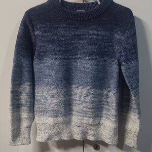 GAP Navy and White Knit Sweater
